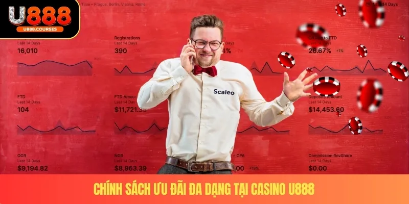 Casino U888 4 Chính sách ưu đãi đa dạng tại casino U888