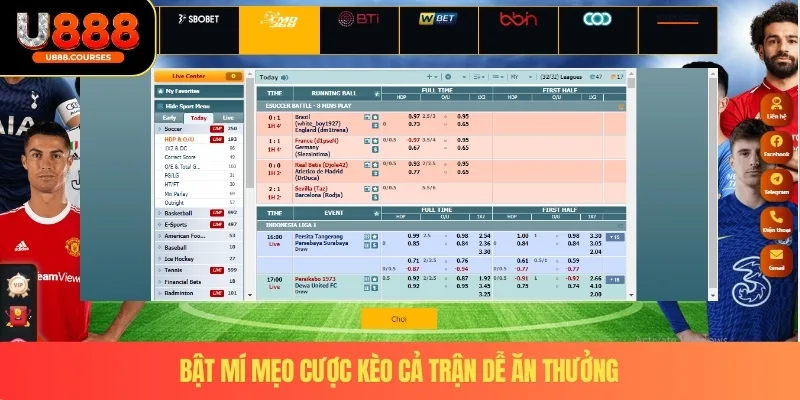 Kèo Cả Trận – Bí Quyết Giúp Người Chơi Tăng Cơ Hội Thắng 2025 4 Bật mí mẹo cược kèo cả trận dễ ăn thưởng
