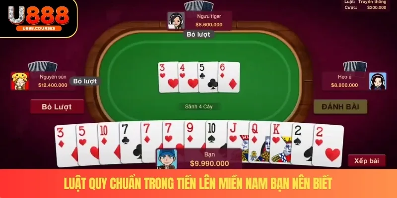 Tiến Lên Miền Nam U888 – Trò Chơi Gắn Bó Với Người Việt 3 Luật quy chuẩn trong tiến lên miền nam bạn nên biết